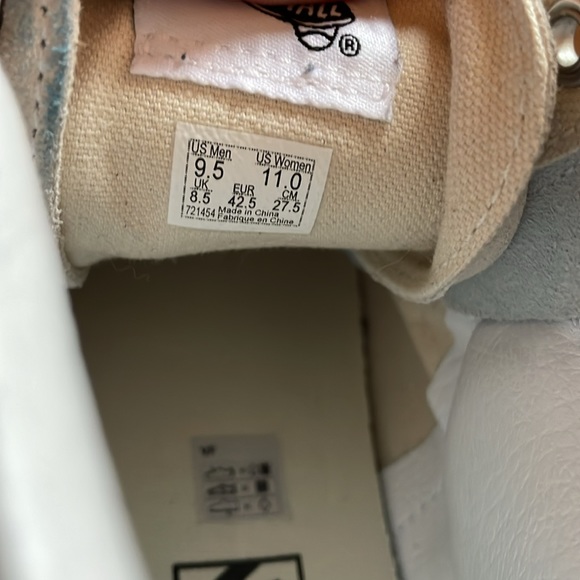 Vans SK8-Hi Reissue Shoes Mens size 9.5 in White - Picture 6 of 7